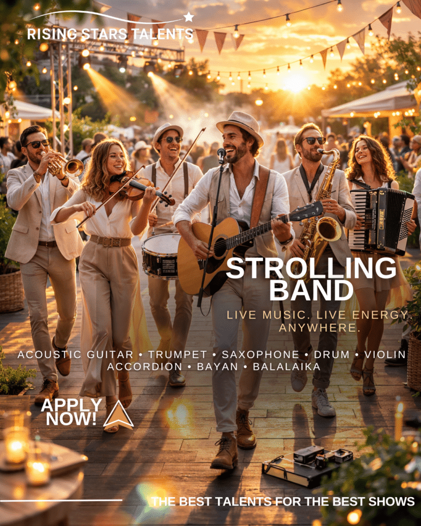 Strolling Band Jobs Abroad