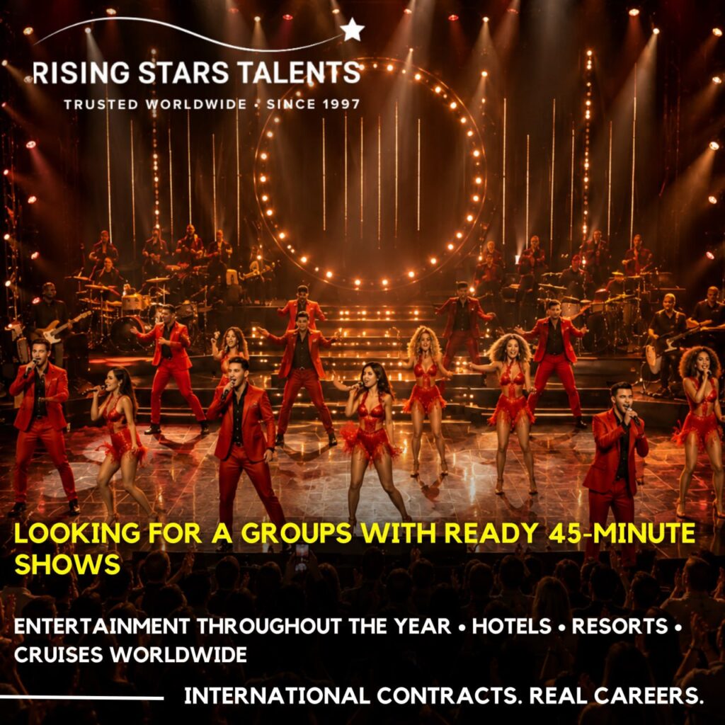 Entertainment Groups with Ready 45-Minute Shows Wanted