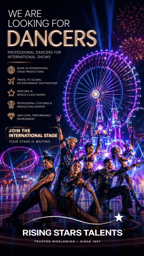 Amusement Park Jobs in Vietnam for Dancers & Circus Artists
