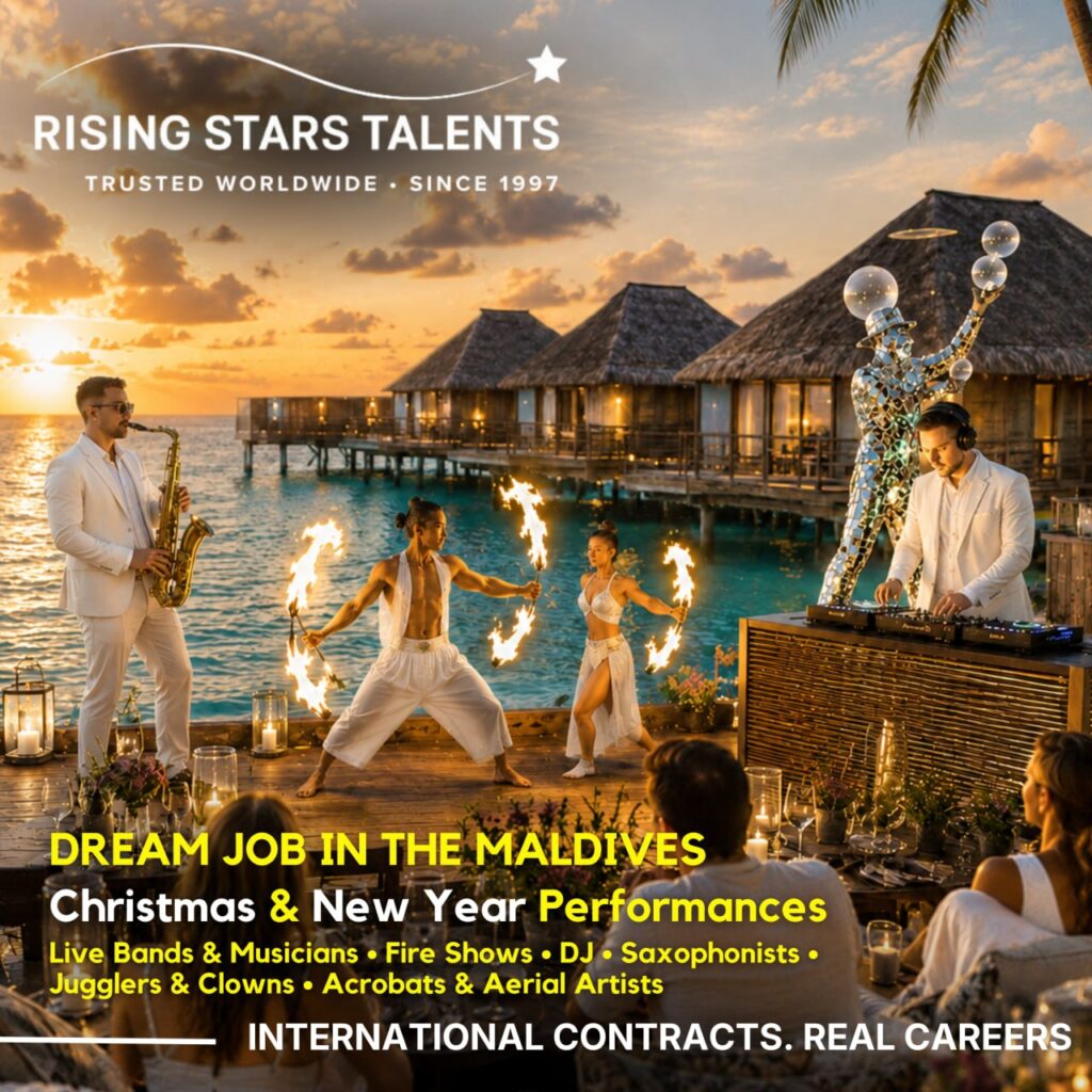 Maldives Performer Jobs for Christmas & New Year